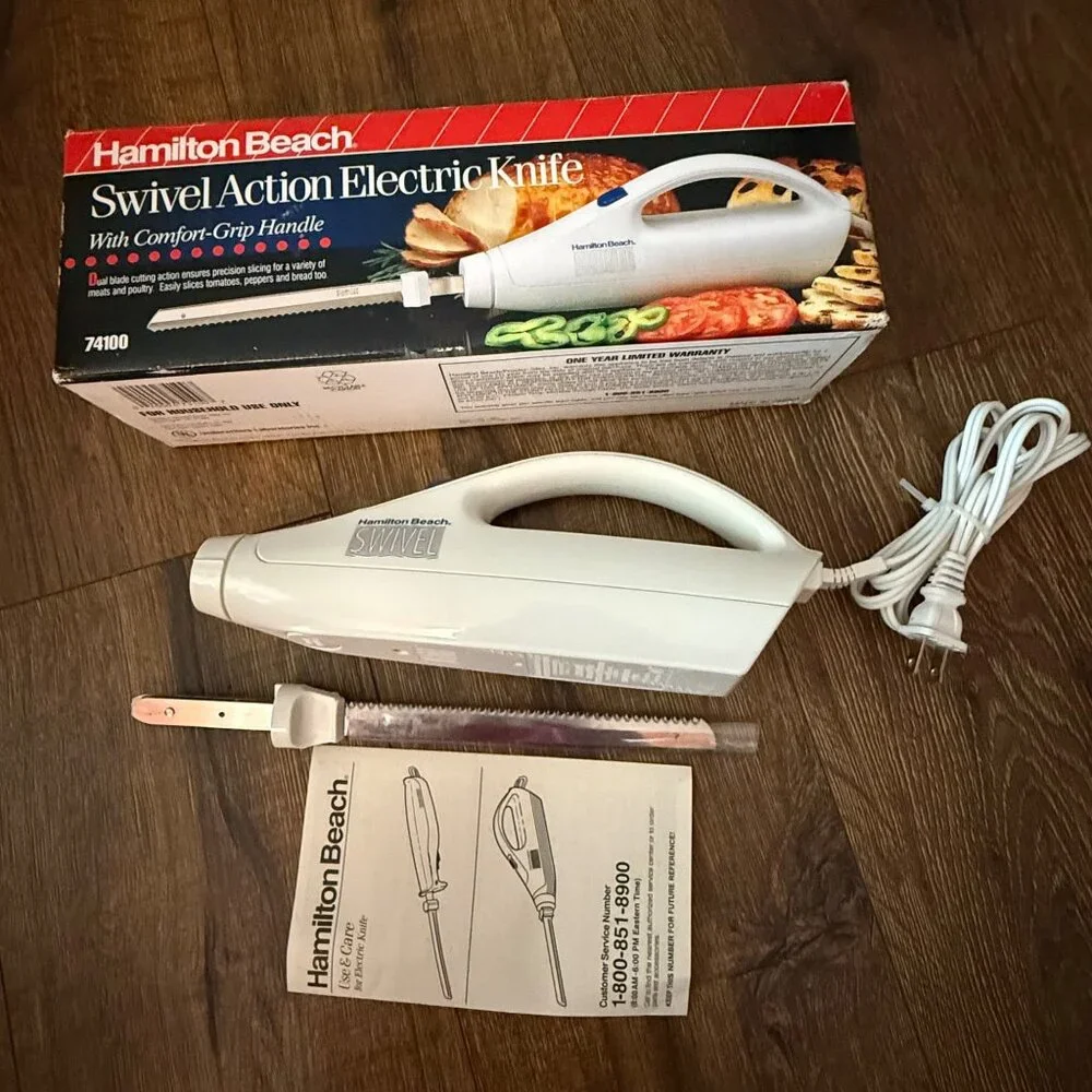 Hamilton Beach Swivel & Slice Electric Knife 74100 9
